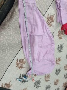 Cotton Levender Suit