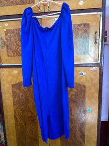 Elegant Blue Bodycon Dress