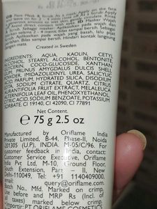 Oriflame Love Nature Mask &amp; Scrub - Oily Skin