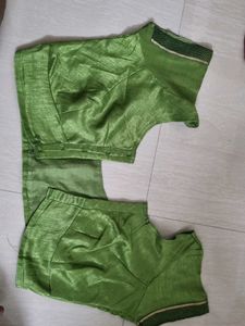 Green Saree Blouse