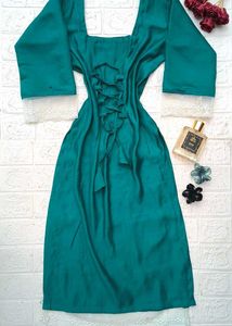 Corset Back Long Kurti 🎀