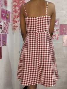 Red Gingham Sundress