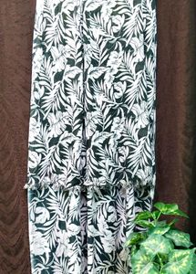 Dupatta Stool Silver Glitter designer piece