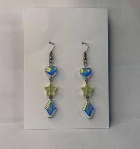 Elegant Long Handmade Shiny Earrings