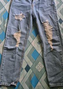 Combo Of Ripped Light Wash Jeans
