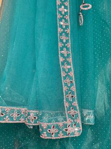 Sky Blue Fairy Lehanga