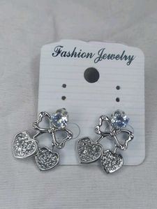 Cute Silver Tone Earrings