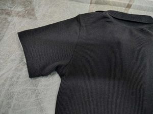 Black Polo Top