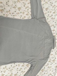 casual dailywear grey cotton shirt