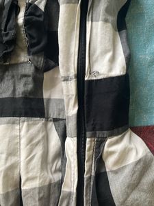 black &amp; white anime checkered cosplay halter dress