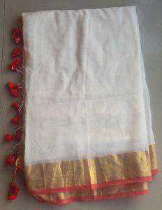 Suta Elegant Off-White Saree