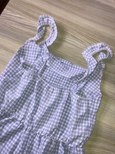 Gingham Ruffle Dress