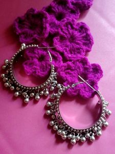 Hoop Jhumka Earrings