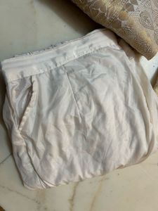Elegant White &amp; Gold Suit Unused