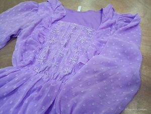 Purple Flare Dress