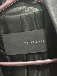 Black Leather Blazer