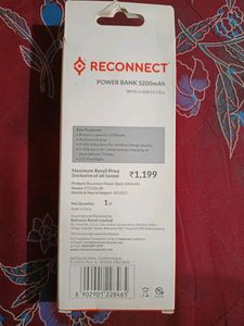 Reconnect Power Bank 5200 mAh