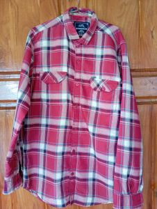 Red Plaid Flannel Shirt