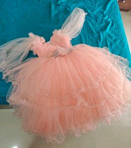 Pink Tulle Princess Dress