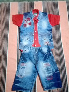 Boys shirt , pant and jacket set