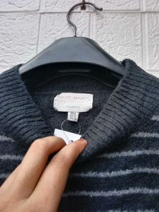 New with tag Pinterest Striped Cropped Sweater