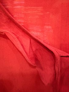 Red Ruffle Top