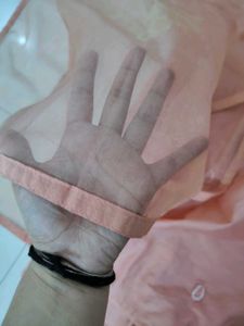 Handwork Peach Suit With Dupatta