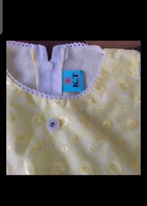 Beautiful Yellow Frock For Your Littles Princess