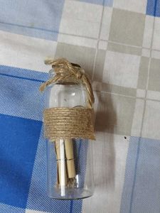 Beautiful Glass Bottle With Msg Inside
