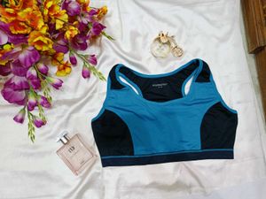🇳🇿💫💕Stylish Teal &amp; Black Sports Bra