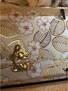 Floral Wedding Box With Thread Handles