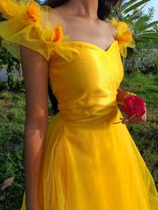 Princess 👑 Yellow 💛 Gown For You 🌹