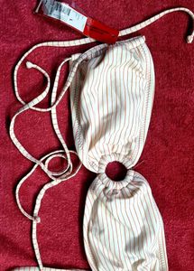 Striped Bandeau B Top