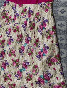 Floral Print Skirt