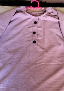 Lavender Popcorn Kurta