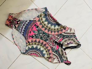 Patterned Swim Cover-Up