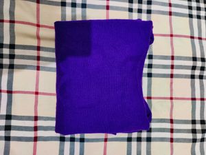 Purple Turtleneck Sweater