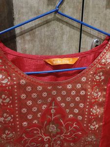 Red printed Kurti