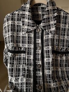 Chic Plaid Tweed Jacket