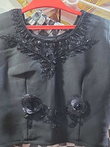 Black &amp; Silver Lehenga Choli