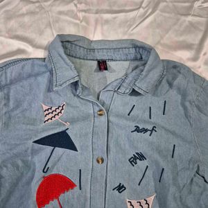 Denim Shirt  For Men Casual