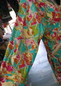 Nyra Cut Multicolour Gown