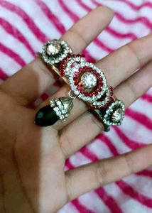 Elegant Bejeweled Bangle Bracelet