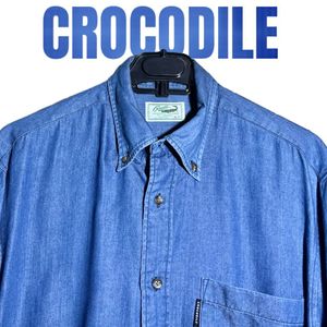 Crocodile Blue Denim Shirt