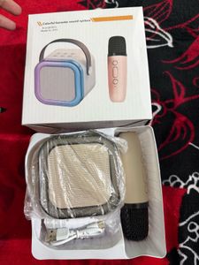 Karaoke Speaker with Microphone
