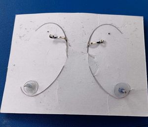 Silver Oxidised Floral Earcuffs For Women 🎈