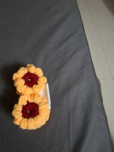 Sunflower Hair Claw Clip