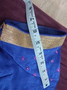 Blue Saree Blouse