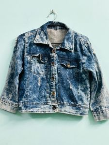Crop Denim Jacket (rugged)