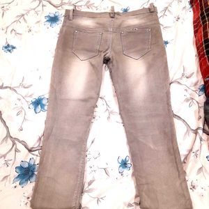 Ripped Gray Jeans